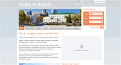 Desktop Screenshot of goingtorussia.eu